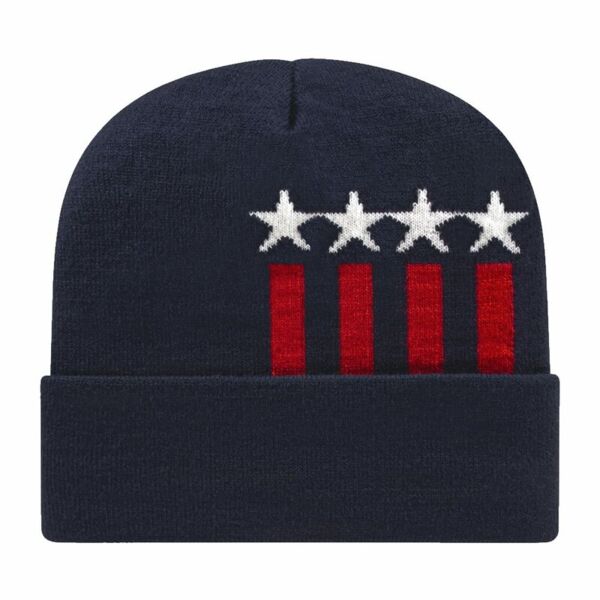 USA-Made Patriotic Cuffed Beanie Thumbnail